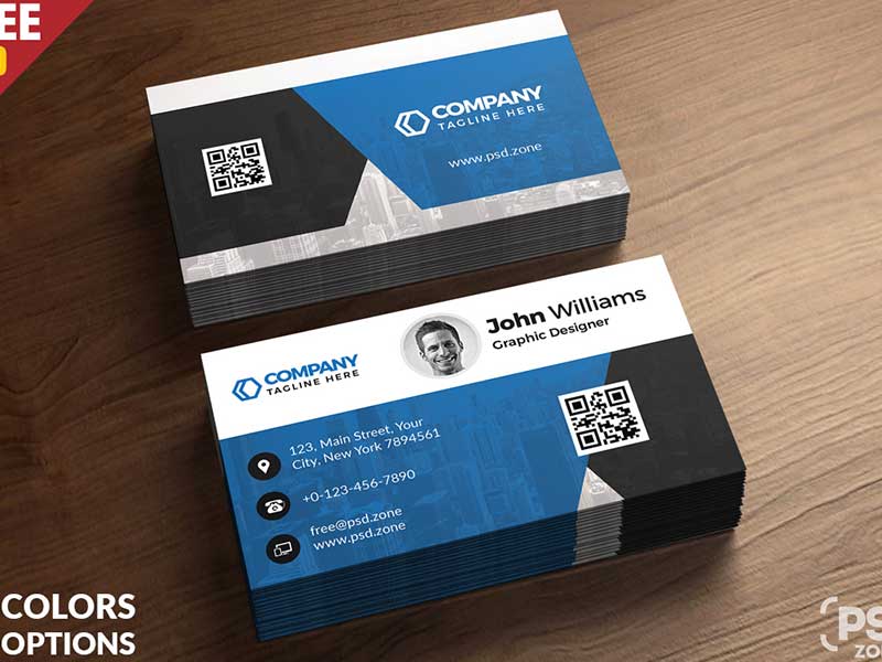 Print at home free business card template